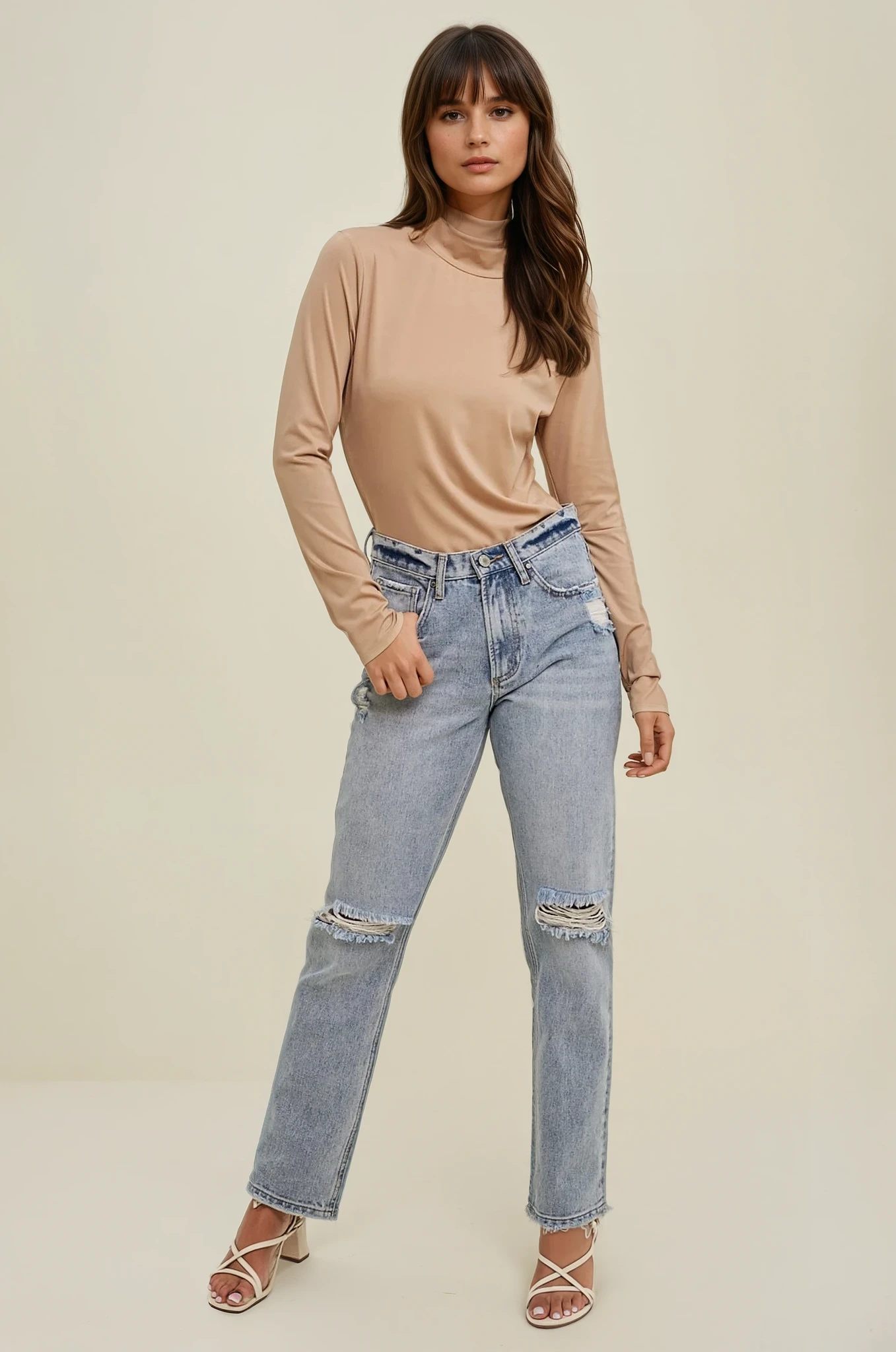 tania long sleeve turtle neck