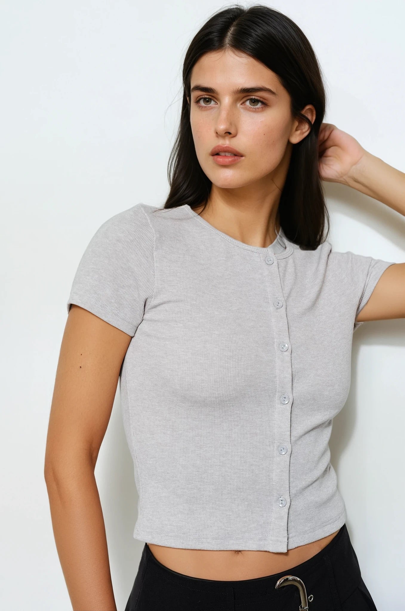 sophie button up tee