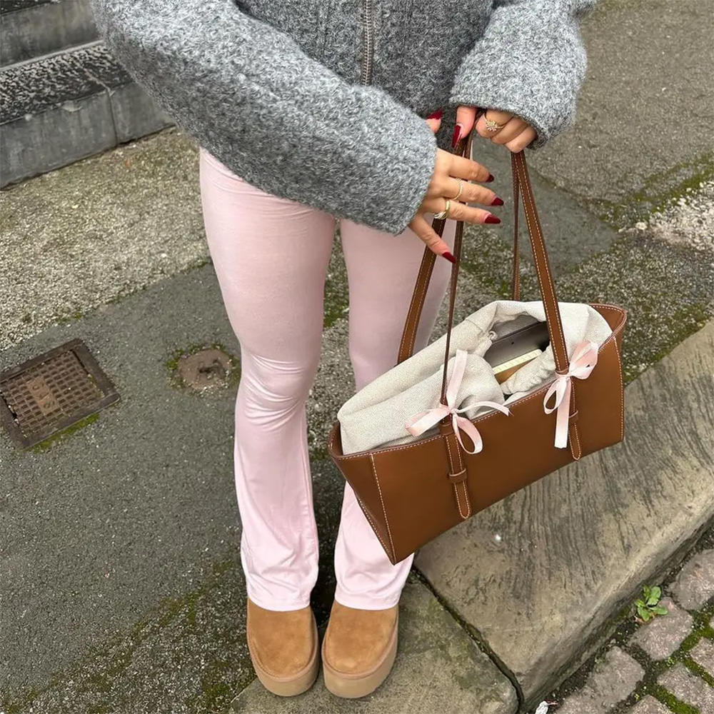 soft girl bardot top & flare pants co ord