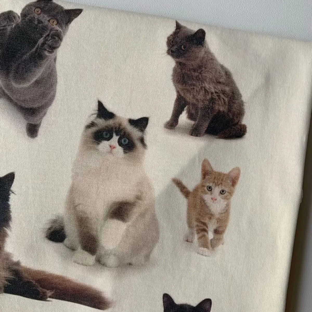 cat print aesthetic t shirt