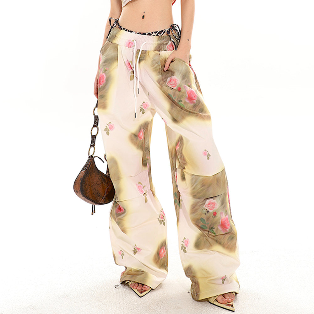 gossip team floral cargo pants