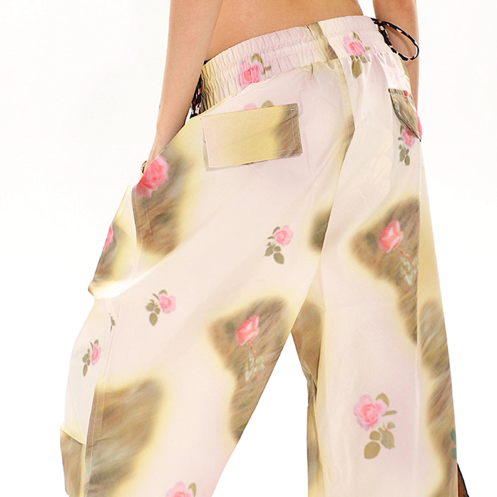 gossip team floral cargo pants