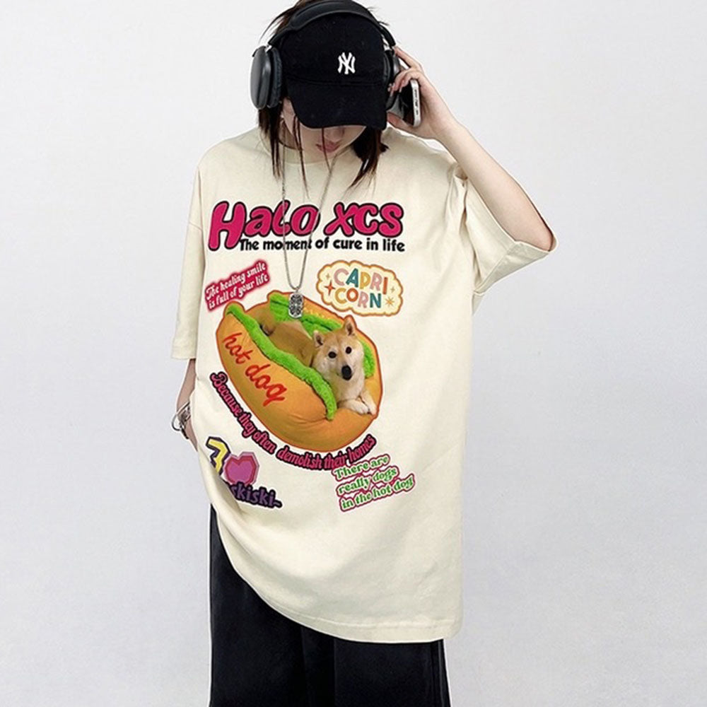 shiba inu dog aesthetic t shirt